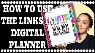 DIGITAL PEROMISS PLANNER: HOW TO USE THE LINKS IN PLANNER