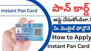 Pan Card Apply Cheyadam Ela Telugu | Pan card apply online telugu |
