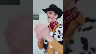 A fun clip of Keanu Reeves playing Woody in live-action Toy Story. #shorts