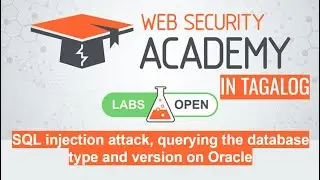 SQL injection attack querying the database type and version on Oracle | Portswigger Academy