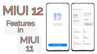 How to get MIUI 12 features in MIUI 11? | Control Centre + Security + Screen Time