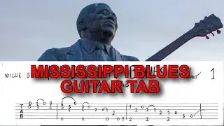 Mississippi Blues - Guitar Tab (Tim Sparks Version)