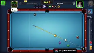 Playing 8 ball pool
