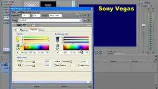 15 Текст в Sony Vegas