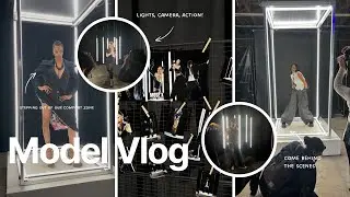 I cut my hair + behind the scenes of a photoshoot | vlog