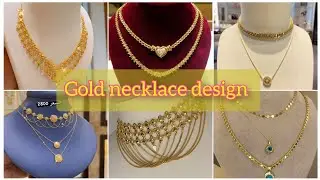 latest gold necklace design | new stylish gold necklace design for girls