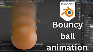 Quick blender Tutorial | how to make a bouncy ball animation in blender