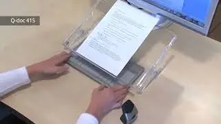 BakkeElkhuizen dokumentholder Flexdesk 640 i klar akryl - JustMore.dk