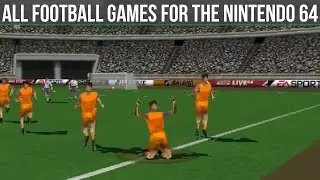 All Soccer/Football Games for the Nintendo 64 (N64)