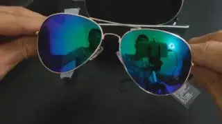 Unboxing Óculos Aviador VEITHDIA  Design Aliexpress