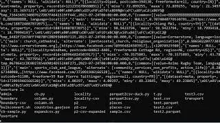 Overture Dataset: Fixing bugs in my previous scripts to convert Parquet to CSV. Expanding JSON
