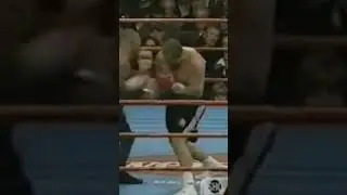 Mike Tyson KOs the White Buffalo with a short right.