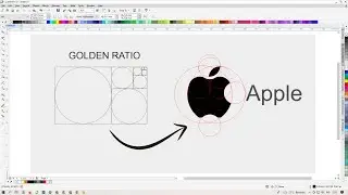 Logo Apple dengan Golden Ratio di Coreldraw  untuk Pemula #arex_id #coreldraw #logodesign