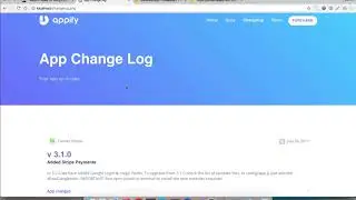 Create Change Log for app or software using Firebase
