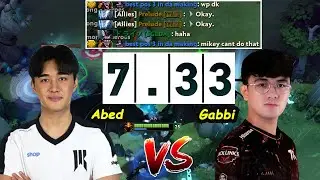 Abed Dragon Knight MIDLANE vs Entity Gabbi Timbersaw OFFLANE Dota 2 pro Gameplay