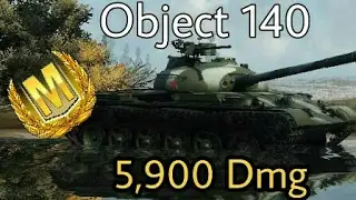 World Of Tanks Blitz: Obj 140 Aced!!! / 5,900 Dmg