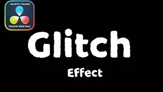 Glitch Text Effect Tutorial - DaVinci Resolve (No Fusion Needed!)
