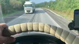 Лидертранс! Экспрес! MAN TGX 480 Скрытые кнопки. Управление тормозами.