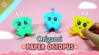 ORIGAMI OCTOPUS | How to make Paper Octopus|Origami Animals