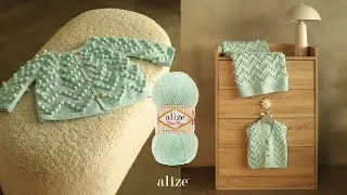 Alize Baby Best ile Popcorn Bebek Takımı