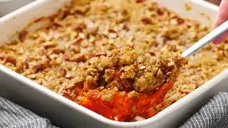 PRALINE TOPPED SWEET POTATO CASSEROLE