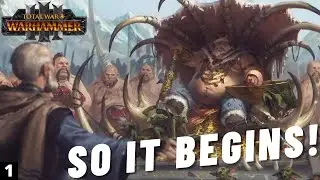 Let's Play Total War Warhammer 3 Ogre Kingdoms with Greasus Goldtooth! | Gameplay Ep 1