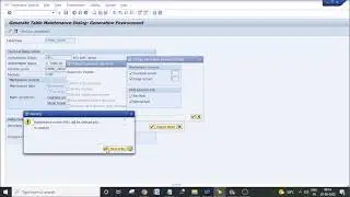 Modify Table Maintenance Screen in SAP ABAP
