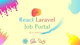 Apply job Backend Setup Part-2 | React Laravel Project | Recruit Management| React JS | Laravel API