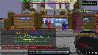 Esto pasa cuando colocas #CubecraftRevolution en cubecraft...Me mutean por 24 horas