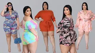 15 Latest Plus Size Romper Dress -  Try On Haul 2021
