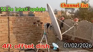 Yahsat 52e,52.5e 53e latest update 4ft offset dish