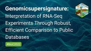 Genomicsupersignature: Interpretation Of RNA-Seq Experiments