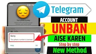 Unban Telegram Account 2025 | How to Unban Telegram Number | Telegram Number Banned Solution 