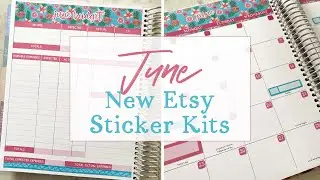 June Sticker Releases | NEW Compact Vertical Kit | Planner & Budget Stickers