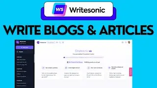 How to use writesonic to write long blogs article