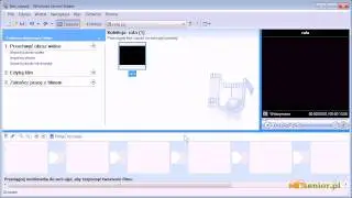 Microsoft Movie Maker - import plików do kolekcji programu.