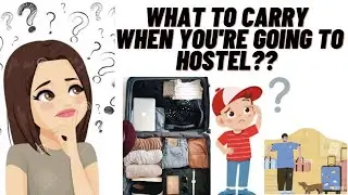 Hostel Essentials|Hostel life♥️|Vlog-8