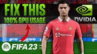 FIFA 23 PC 100% GPU MENU USAGE & HIGH GPU TEMPERATURE FIX