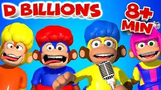 さるのパズル！チャチャ、チキ、リャリャ、ブームブームのダンス + D Billionsの歌全集