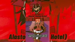 Alastor (Hazbin Hotel) vs HTF (Amnesia Evil) // Shorts
