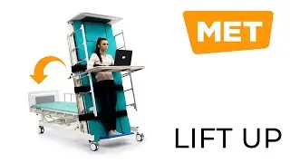 Электрическая медицинская кровать-вертикализатор MET LIFT UP