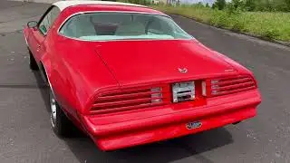 1977 Pontiac Firebird Espirit Quick Start up and walk around less than 3000 original miles