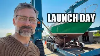 Launching My PEARSON TRITON SAILBOAT