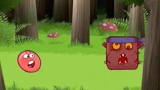 Несносный красный шарик 4 уровень 30 Босс ниндзя. Red Ball Boss. Прохождение игры красный шарик 4