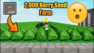 🌴I Built A 2000 Berry Bush Farm!🍓 | Roblox Skyblock