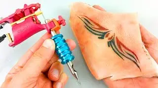 How to make tattoo at home with tattoo machine | tattoo making on hand | How to make tattoo | tattoo
