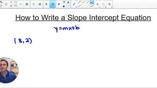 S1 4b Write a Slope Intercept Equation
