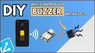 DIY Wi-Fi Controlled Buzzer | ESPHome + Home Assistant Battery Monitoring Project with EPS32-C6