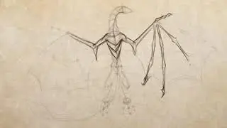 How to Draw a Dragon Part 2 of 5   Drawing the Body || Sycra -TS Archives