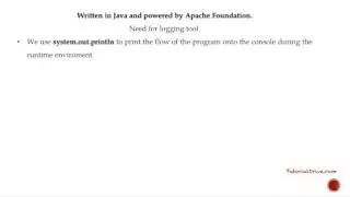 Introduction Log4j | Log4J tutorial